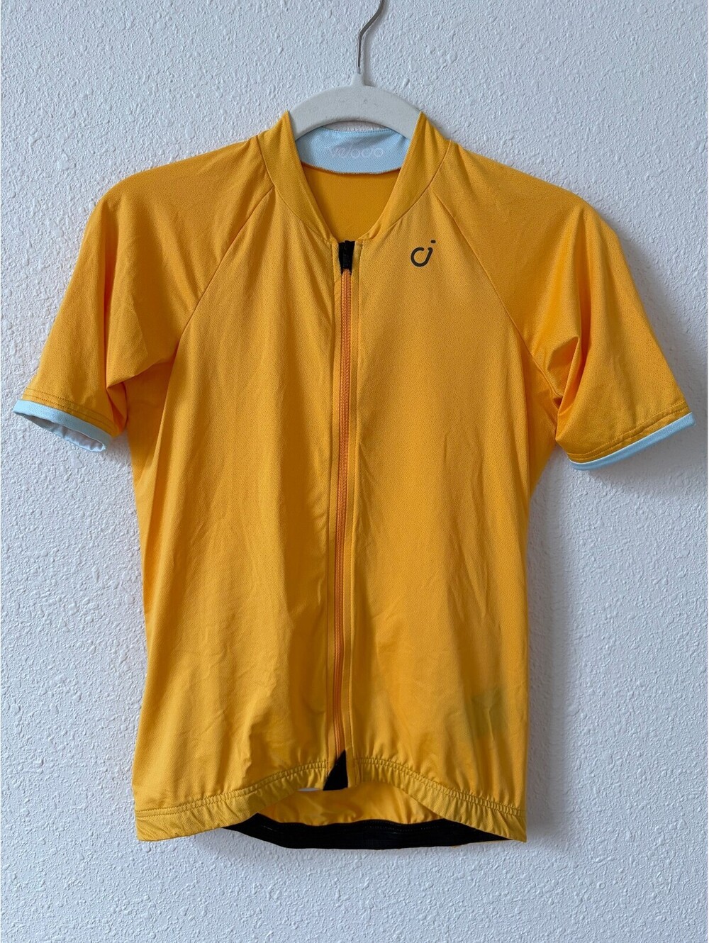 Velocio Signature Short Sleeve Cycling Jersey Yellow Size Small Sporty Bike